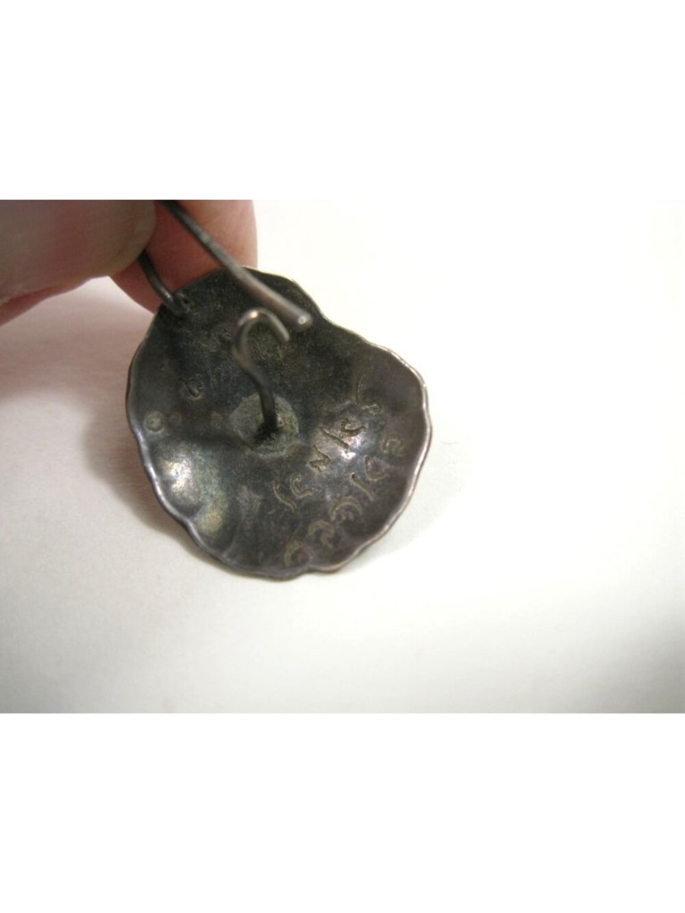 Georg Jensen Jerusalem Sterling Silver Vintage Earrings 2 SETS BROKEN Signed 8 g - Picture 5 of 10